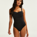Hunkemöller Badedrakt Scallop Svart 36