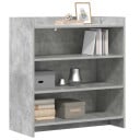  Serviesskap Betonggrå 75 x 36 x 80 cm Konstruert tre