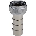 5 stk 1/2" x 3/4" x 3/4" Gjengede koblinger i rødgods, slangekobling