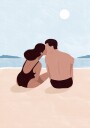 First Kiss Plakat / 70x100cm