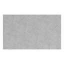  Sjekkplater 4 pcs sølv 50 x 30 cm Aluminium