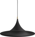 Linea Light Morgana Taklampe Ø47 Sort/ Børstet Gull