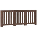 Radiatordeksel brun eik 205x21,5x83,5 cm konstruert tre