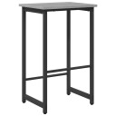 vidaXL Barstol Grå Sonoma 40 x 32 x 64 cm Konstruert tre