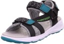 Superfit Criss Cross Sandaler Black/Green Str. 28
