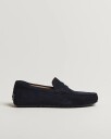 Boss BLACK Noel Suede Moccasin Dark Blue