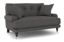 Andrew Loveseat   Mørkegrå/Messing