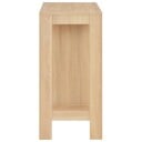 vidaXL Barbord med hylle eik 110x50x103 cm