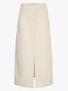 MSCH Copenhagen Phelina Ida High Waist Denim Skirt Beige XS