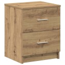  Nattbord med 2 skuffer artisan eik 40x36x50 cm