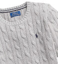 Ralph Lauren Kids Cable-Knit Cotton Sweater - Grey - 163-174