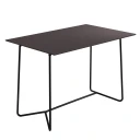 Grythyttan Stålmöbler High Tech bord 110 cm Charcoal / Svart