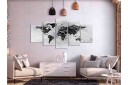 Bilde Concrete World 5 Parts Wide 200x100 Artgeist sp. z o. o.