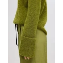 Selected Femme Dame Strikkevarer Grønn XL