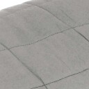 Vidaxl Vektdyne grå 155x220 cm 7 kg stoff