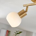 Lindby Taklampe Elaina 2 lyskilder, messing