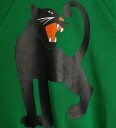 Mini Rodini Panther Sp Sweatshirt   Green   92/98