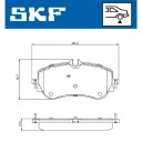 Bremseklosser SKF VKBP 91373