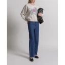 Alberta Ferretti Dame Strikkevarer Hvit XL,