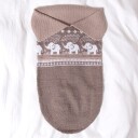 Bluum Strik Strikk Kosepose Elefantene bader - garnpakke i Bluum Soft Merino Ull