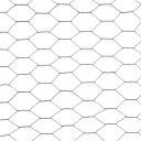vidaXL Trådgjerde kylling stål med PVC belegg 25x1,5 m grønn