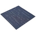  Teppeflis Stripete Blå 50 x 50 cm 36 pcs PP og Bitumen