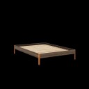 Core Sengeramme 140x200 Carob Brun/Oransje