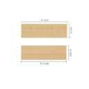 Midtdel til terskelrampe 1 stk, gul/beige
