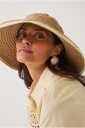 Ellos Collection   Hatt Visor   Beige