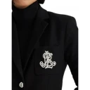 Lauren Ralph Lauren Bullion Jacquard Blazer - Black - XXL