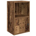  Bokhylle gammelt tre 31x24x52 cm konstruert tre