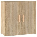 vidaXL Veggskap sonoma eik 60x30x60 cm konstruert tre
