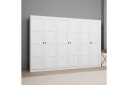Nagouri Garderobe 280x190 cm - Hvit