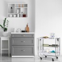 Sammenleggbar serveringsvogn