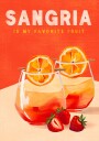 Sangria Plakat / 100x150cm