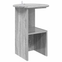 Sidetabell Grå sonoma Ø 39,5 x 55 cm Konstruert tre