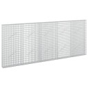 vidaXL Gabion med 5 mm tråd og 5x2,5 cm nett 250x10x100 cm