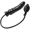 Master Series Renegade oppblåsbar Dildo       - Svart
