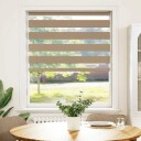  Sebragardin sandbrun 115x150 cm stoff bredde 110,9 polyester