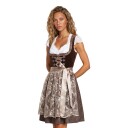Oktoberfest Dirndl Jula Brun Deluxe Kostyme - 44
