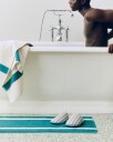 Stripe Towel 70x140 cm Petrol Blue