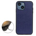 Elegant iPhone 14 Plus Lær Deksel Blå
