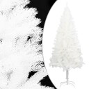 vidaXL Kunstig juletre med LED og kulesett 240 cm hvit