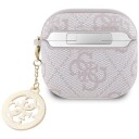Guess AirPods 4 4G Strass Charm etui   Rosa