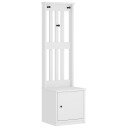  Halltre SANDENS hvit 45x40x159,5 cm heltre furu