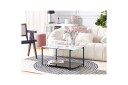 Soffbord Beliani Gloster Black\|\|White -