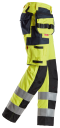 Snickers Workwear 6264 Arbeidsbukse varsel, gul/marineblå 46, Klær