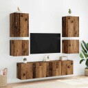  TV Veggskap Veggmontert Gamle tre 40,5x30x40cm Konstruert tre