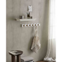 Nordal EDGY knaggerekke i tre med 6 bronse knagger 40800