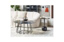 Soffbord Beliani Bernie Svart/Vit Black\|\|White -